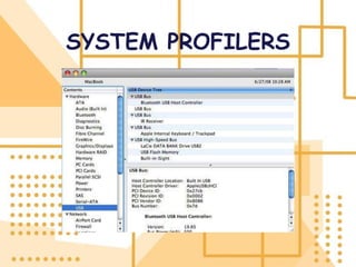 SYSTEM PROFILERS
 