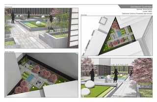 Perspective                              Greenroof Courtyard
                                                  Halifax, Nova Scotia
                                                           Client: WDC
                               Employer: Ekistics Planning and Design
                 Site Plan




Aerial Oblique


                 Perspective
 