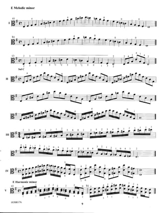 Susan c. brown scales and bowings two scale for viiola | PDF