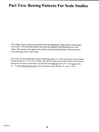 Susan c. brown scales and bowings two scale for viiola | PDF