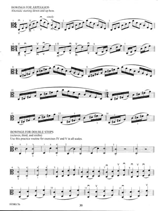 Susan c. brown scales and bowings two scale for viiola | PDF