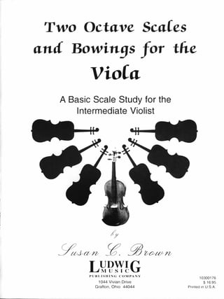 Susan c. brown scales and bowings two scale for viiola