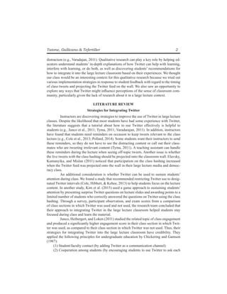 Tatone, Gallicano & Tefertiller		 2
distraction (e.g., Varadajan, 2011). Qualitative research can play a key role by helpi...