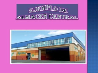 EJEMPLO DE ALMACEN CENTRAL
