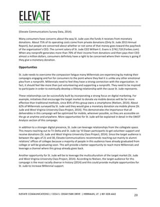Integrated Marketing Communications Plan for St. Jude