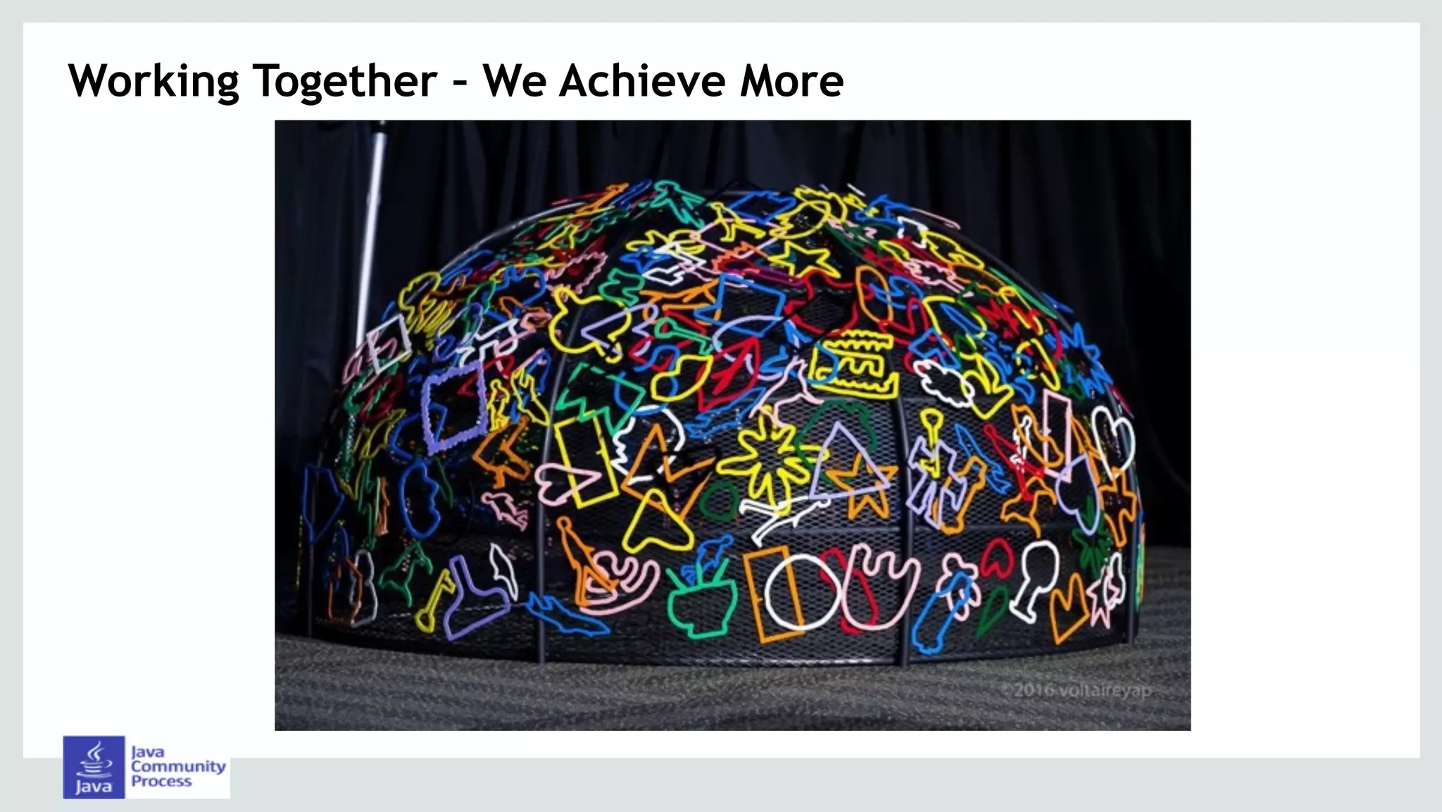 Working Together – We Achieve More 
 