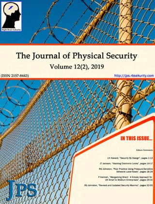 Journal of Physical Security 12(2)