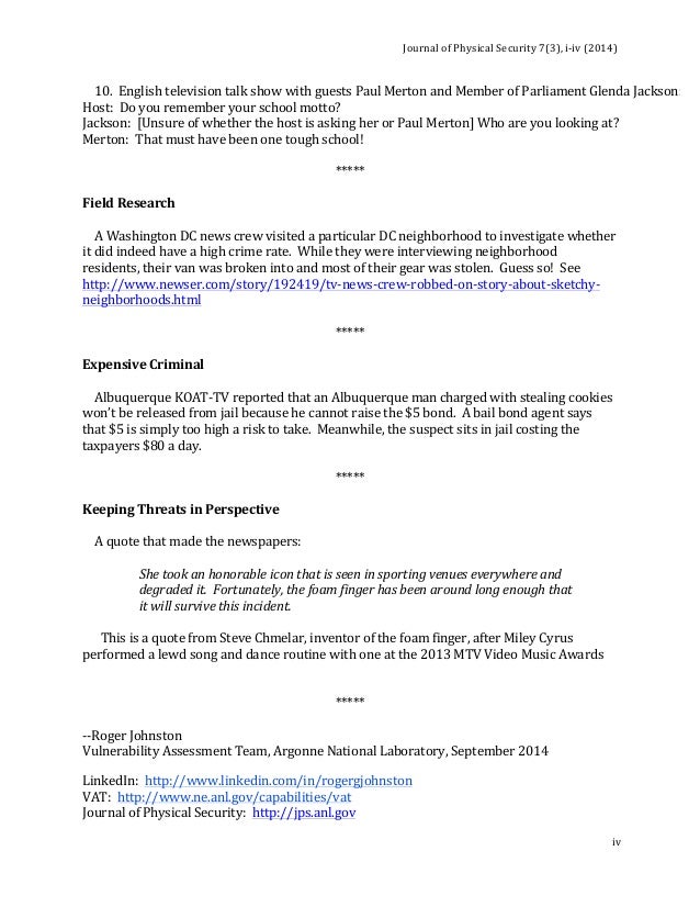 Journal Of Physical Security 7 3