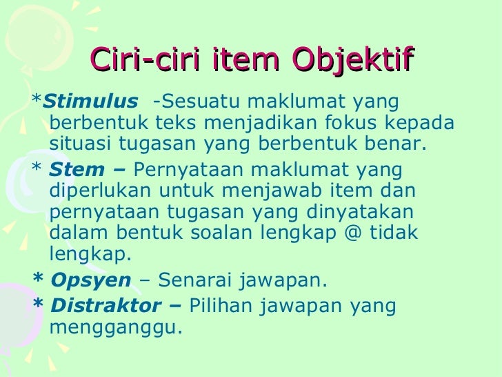Jadual Penentu Ujian dan Jadual Spesifikasi Ujian