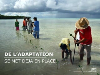 SE MET DEJA EN PLACE
DE L’ADAPTATION
 