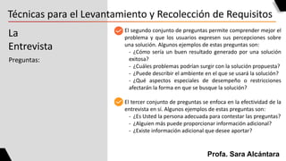 Tema N° 6 Técnicas para el Levantamiento y Recolección de Requisitos | PDF