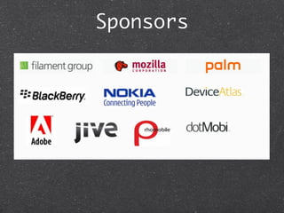 Sponsors
 
