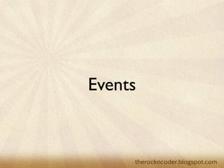 Events
 