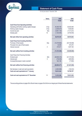 Nigerian Breweries annual report 2009