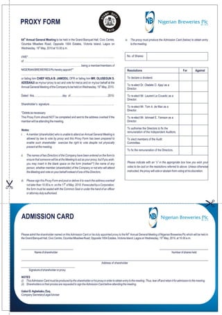 Nigerian Breweries annual report 2009