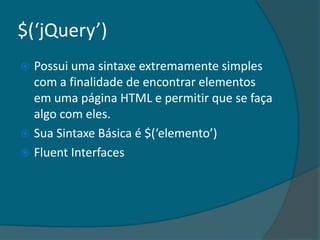 Introdução à JQuery