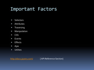 HTML document traversing