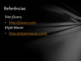 Funções para manipulação de eventos