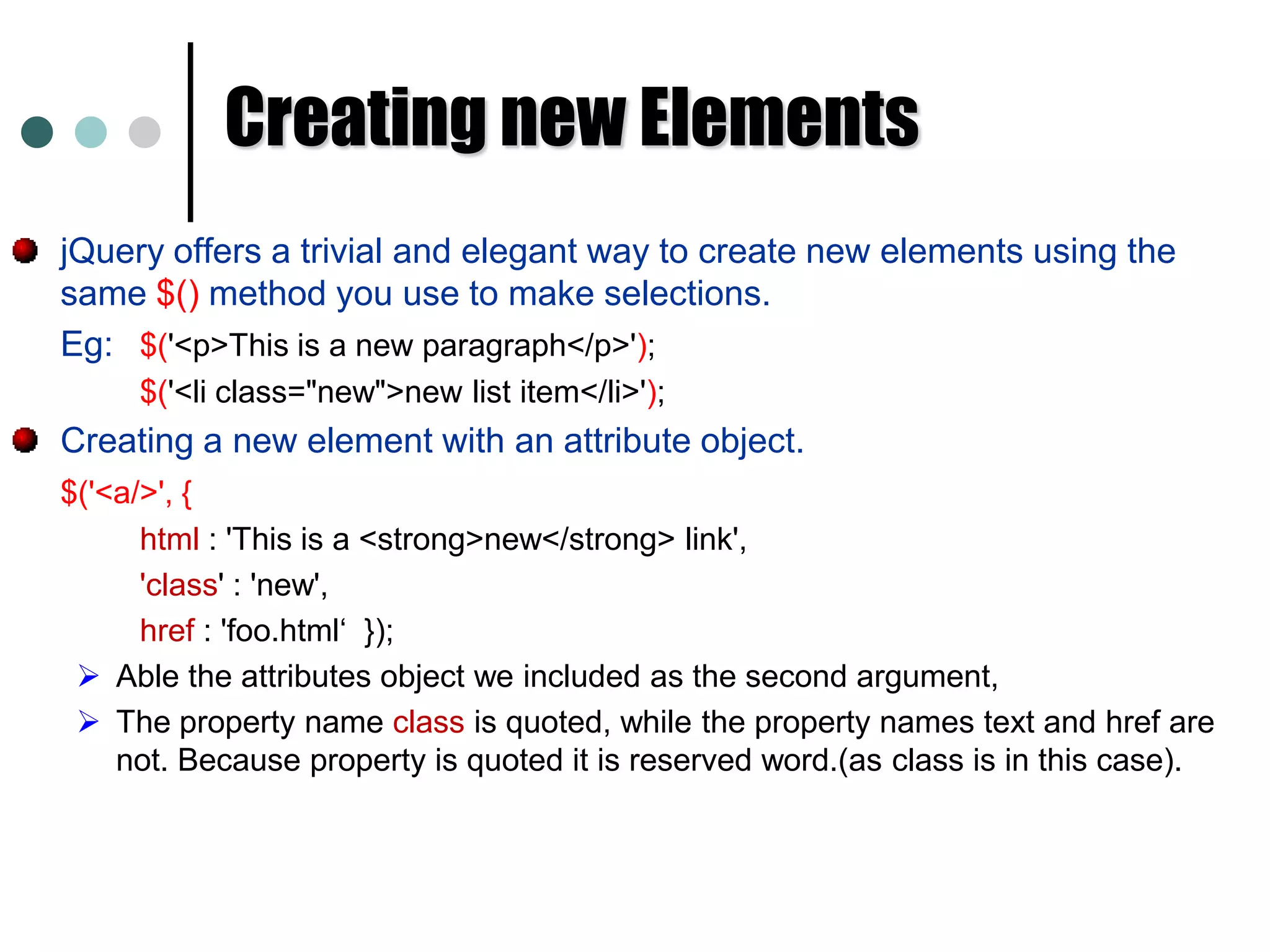 $("a:first"); // selects the first anchor on the page
