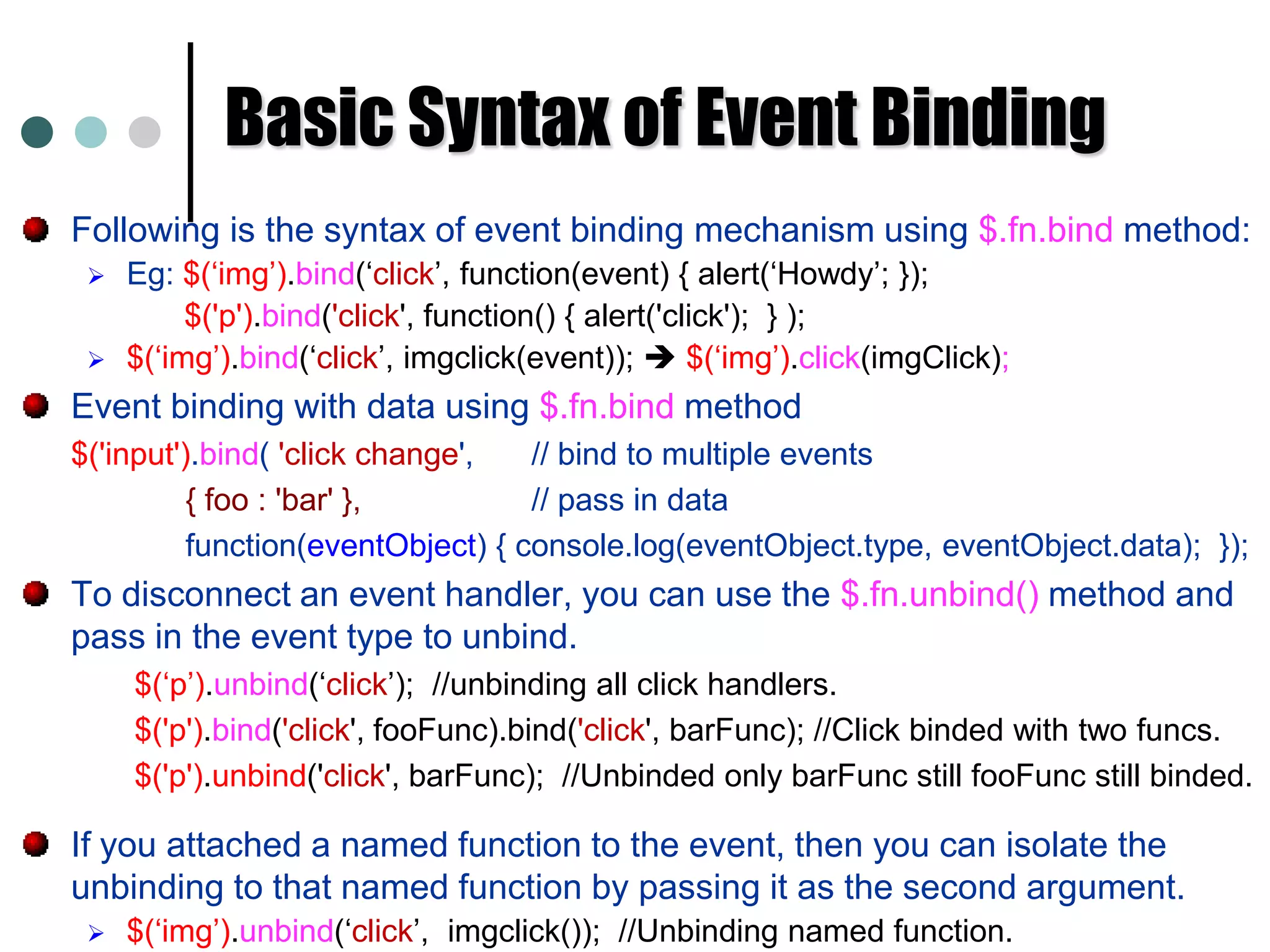 $(":disabled"); 	// Selects disabled form elements. (Enabled also there)