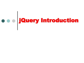jQuery Introduction