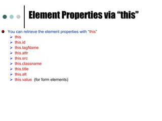 $(‘.class’)		CSS class	