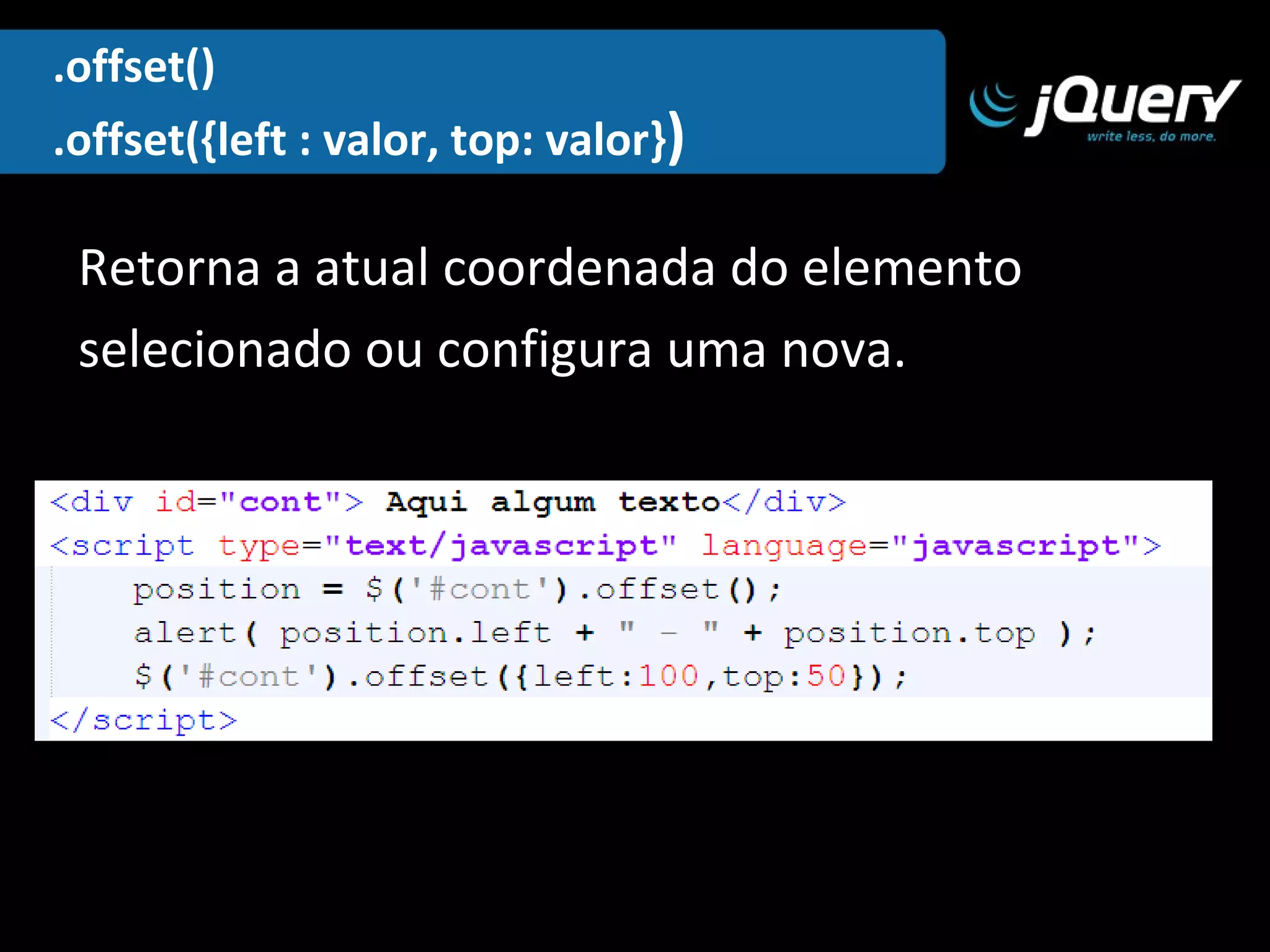 o(s) elemento(s) do documento e transforma em 