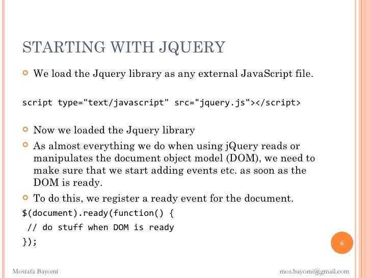 jQuery