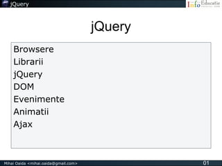 jQuery - Infoeducatie 2008