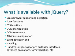 J Query | PPT