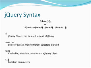 J Query | PPT