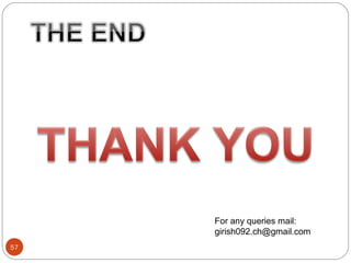 For any queries mail:
girish092.ch@gmail.com
57

 