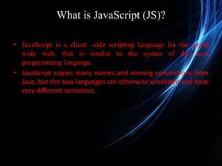 Javascript & Jquery | PPT