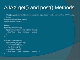 Introduzione JQuery | PPT