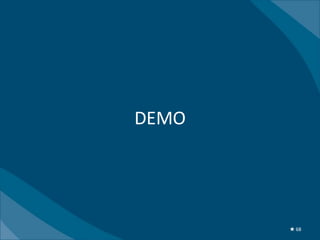 DEMO




       ★ 68
 