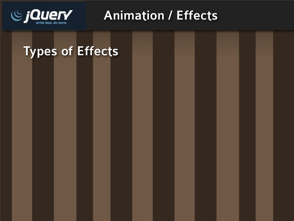 Animation Effects Types Of