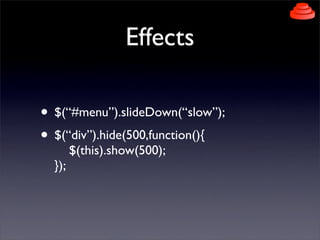 jQuery Presentation to Rails Developers