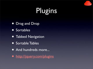 jQuery Presentation to Rails Developers