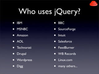 jQuery Presentation to Rails Developers