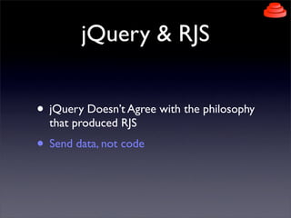 jQuery Presentation to Rails Developers