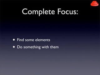 jQuery Presentation to Rails Developers