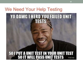 We Need Your Help Testing 