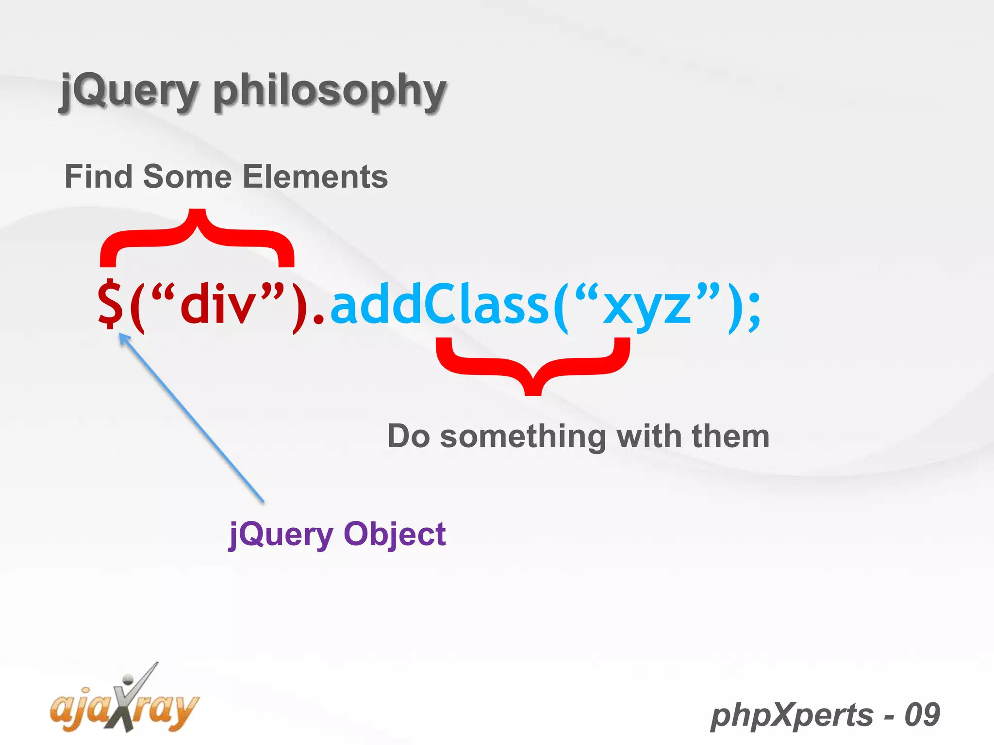 jQuery from the very beginning