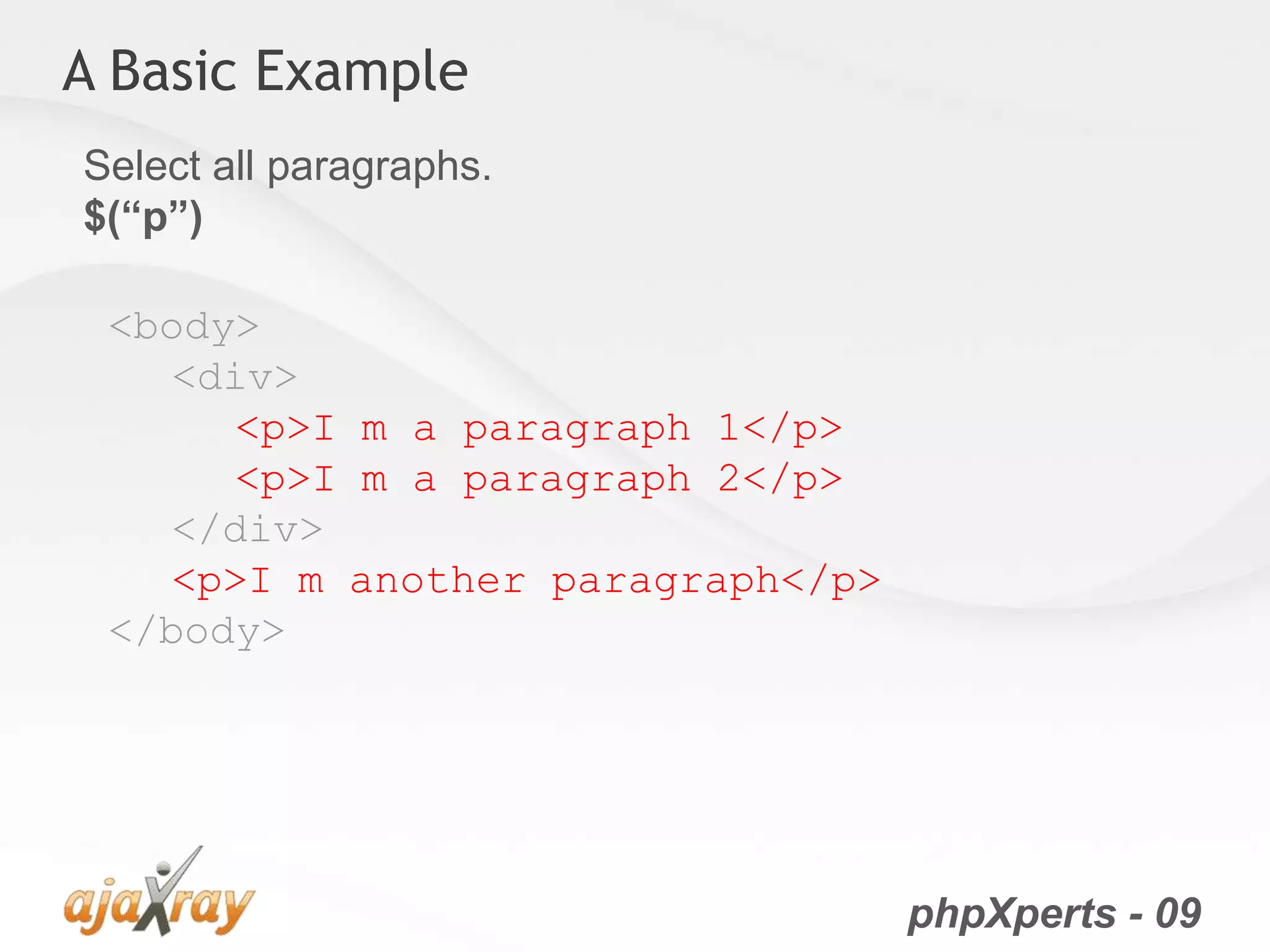 jQuery from the very beginning