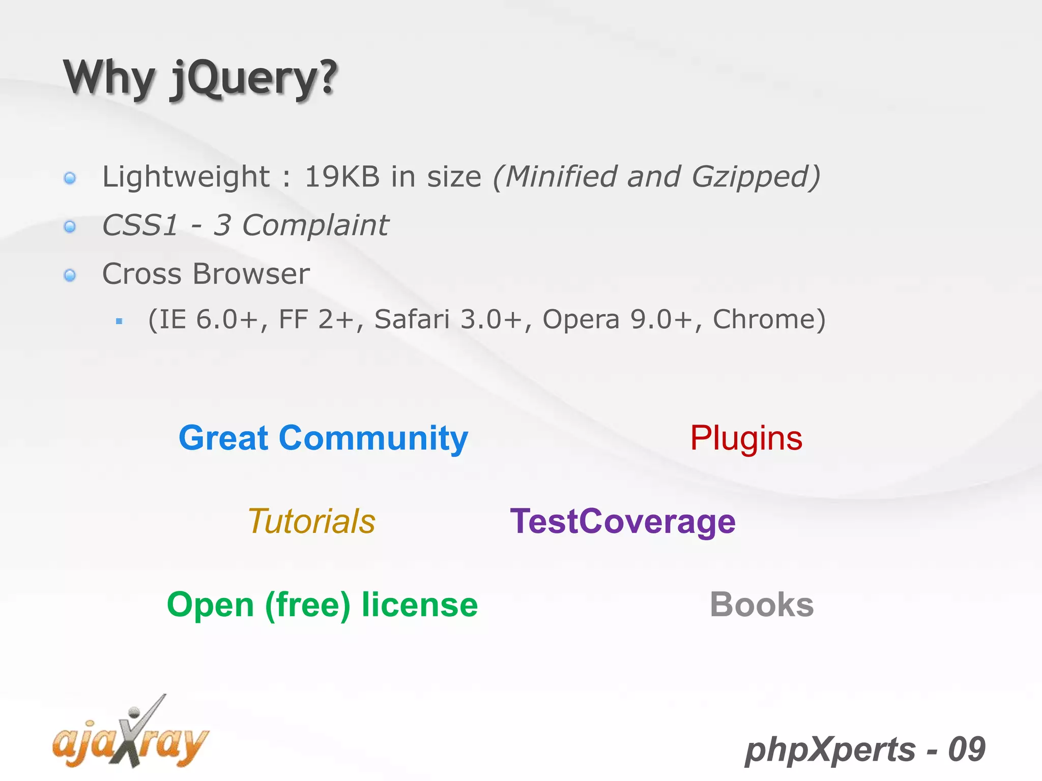jQuery from the very beginning
