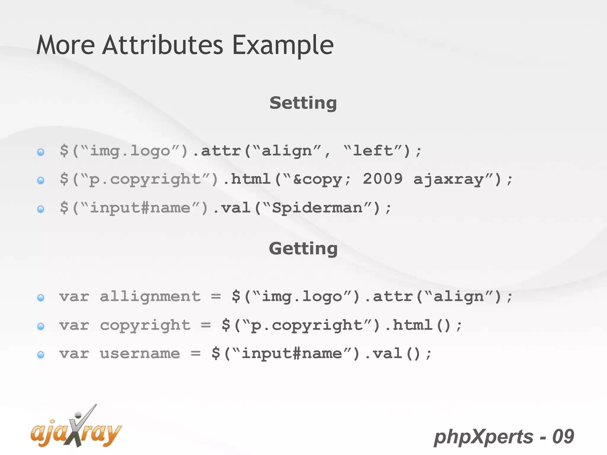 jQuery from the very beginning