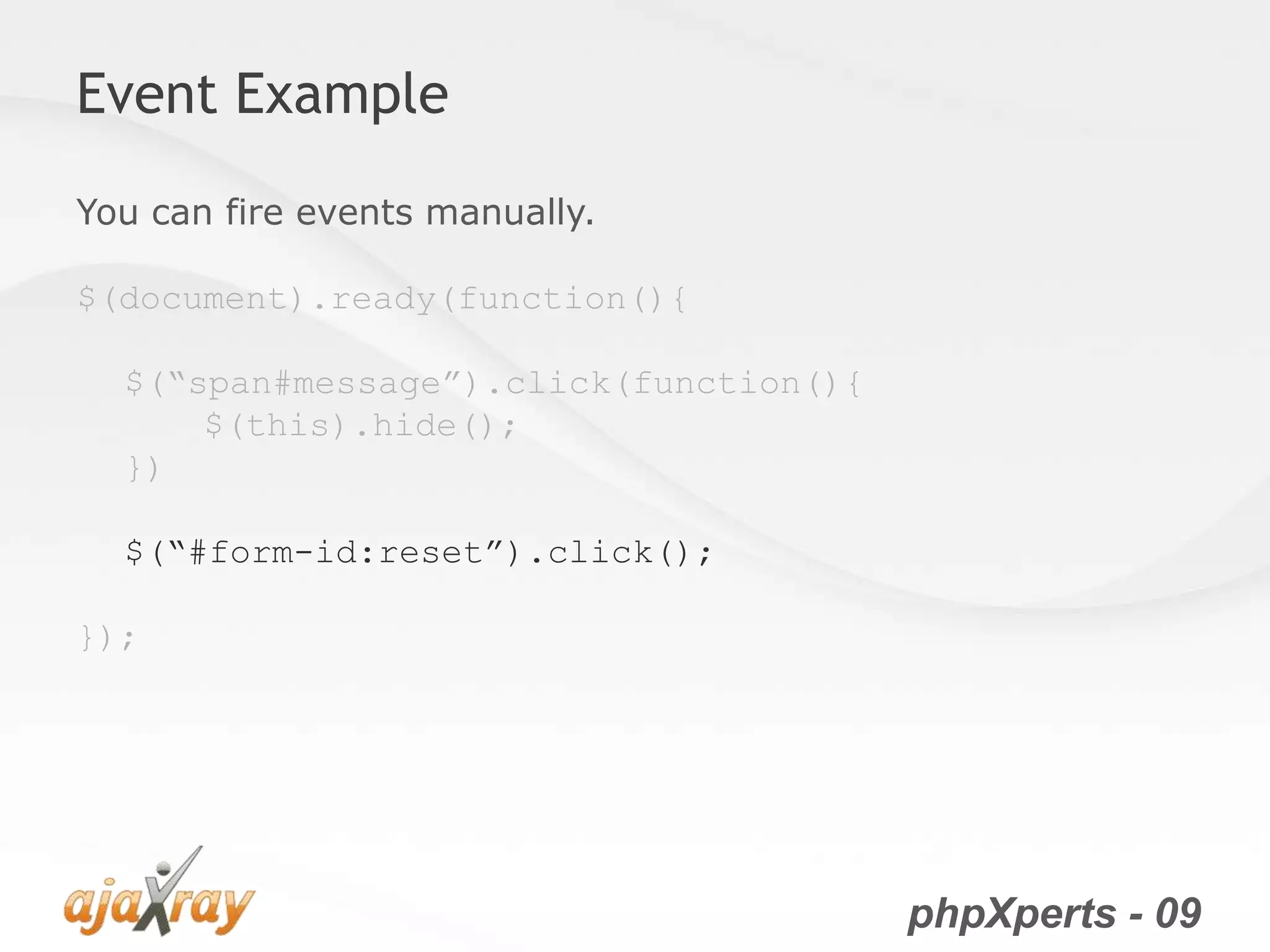 jQuery from the very beginning