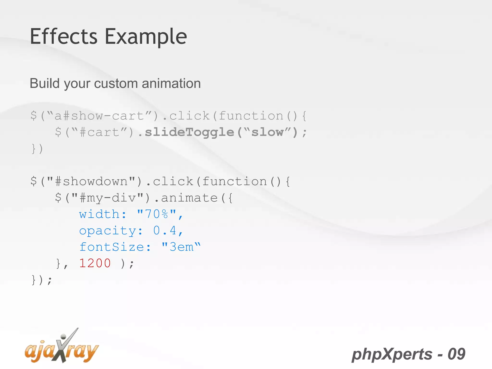 jQuery from the very beginning