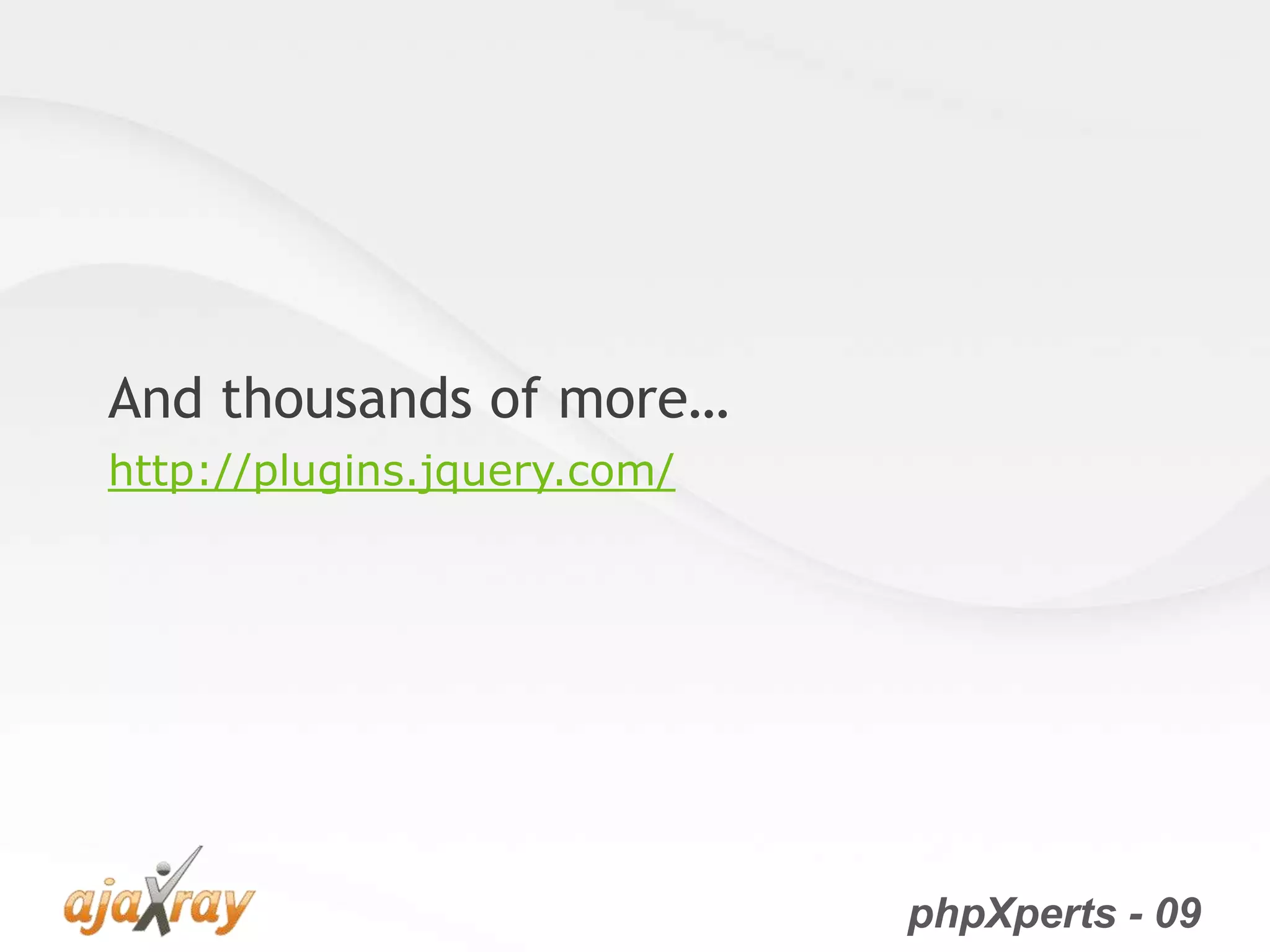 jQuery from the very beginning