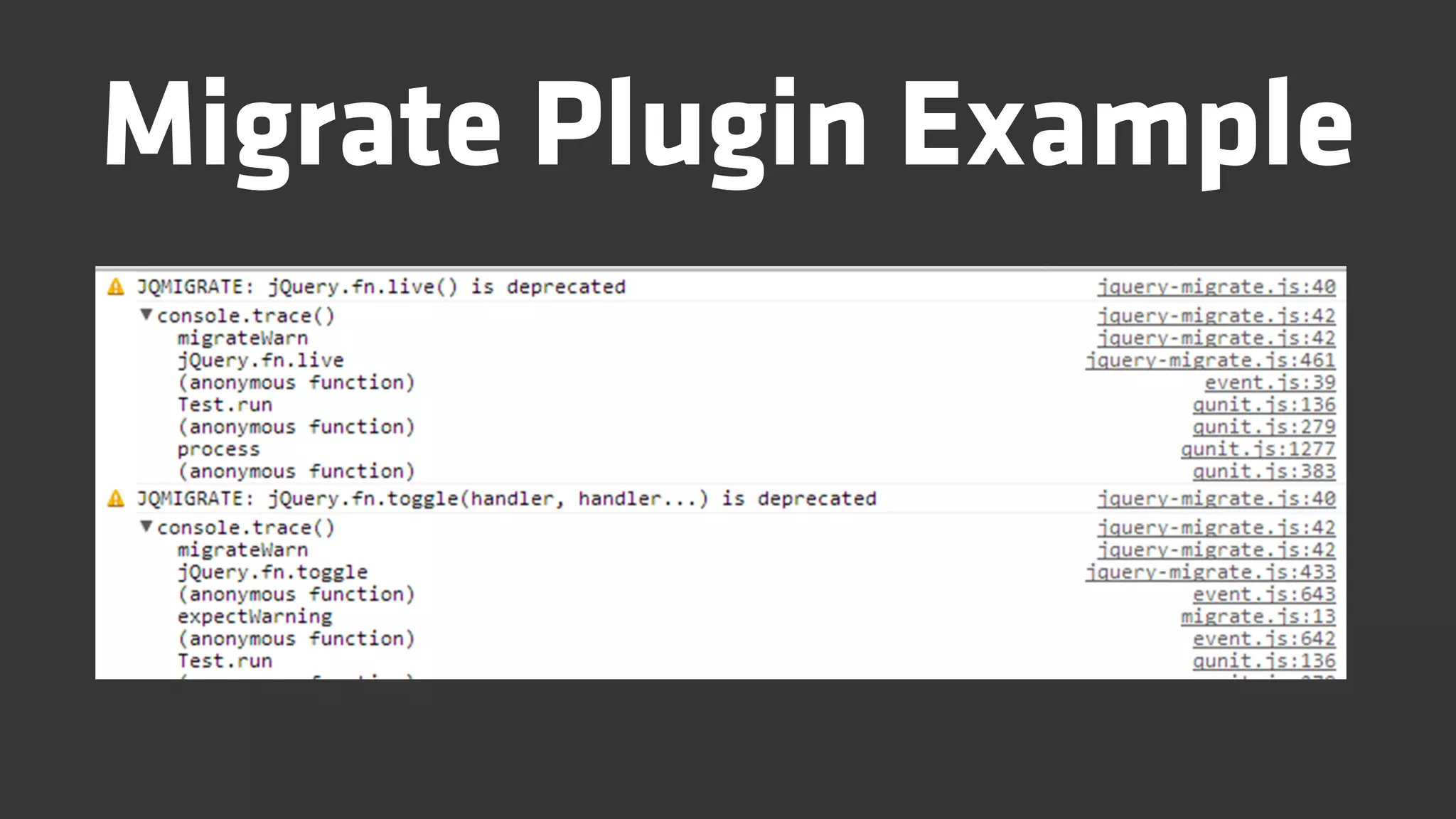 Migrate Plugin Example
 